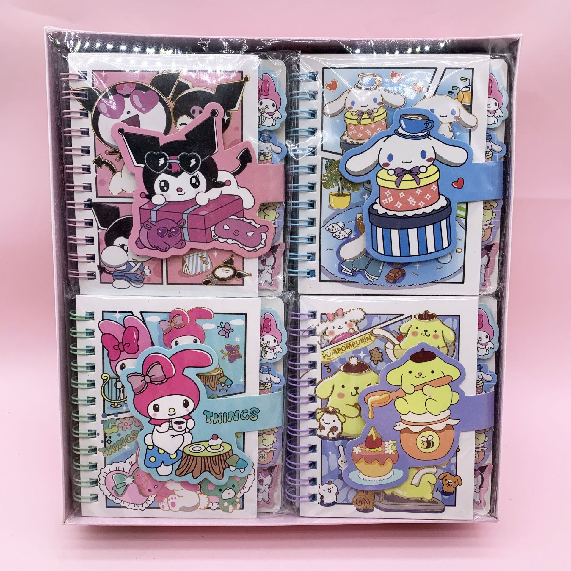 Popular Popmapt Star People Magic Buckle A7 Spiral Notebook Cartoon High-Value Notepad Journal