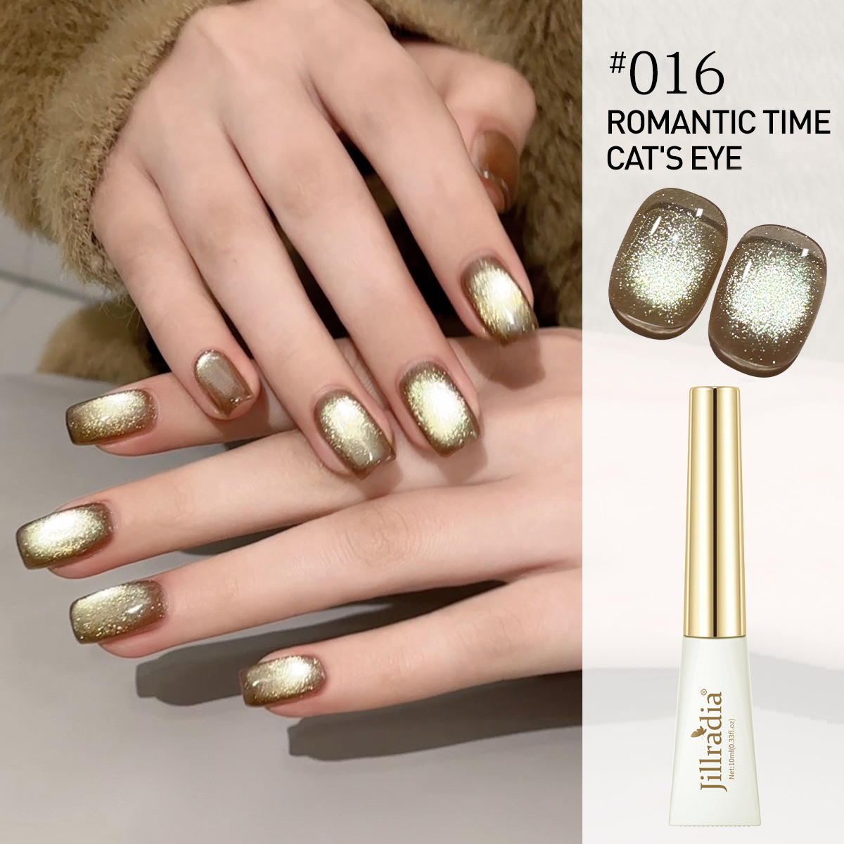 Gel de Uñas Ojo de Gato de Secado Rápido para Manicura