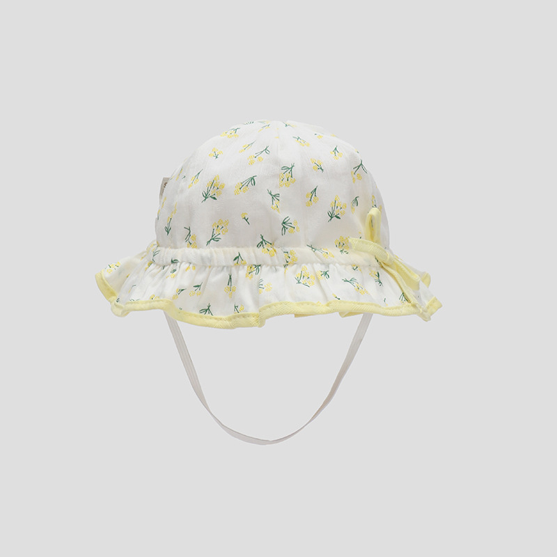 Cotton Small Floral Fisherman Hat display picture 3