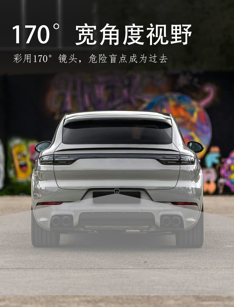 Ahd720P Car Reversing Camera Three-Control Night Vision High-Definition Starlight Night Vision Car Rear View Reversing Image Ccd