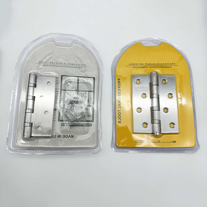 4 pulgadas de acero inoxidable cojinete bisagra plana 304 engrosada habitación 4*3 puerta bisagra pesada puerta de madera hardware mudo bisagra image 10