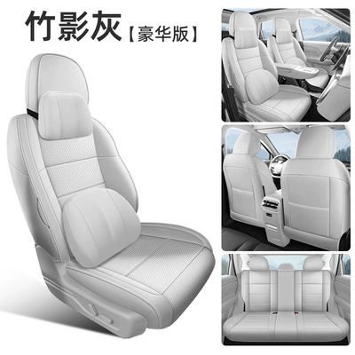 Cover for Zero Run B10, All-Inclusive: Seat cushion, seat cover - leapmoon-b10-bamboo-shadow-gray-deluxe-edition