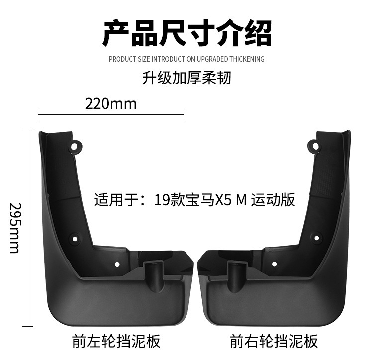 Suitable for BMW X5 M Sport G05 2019-2026 car tire fender cover, foreign trade cross-border
