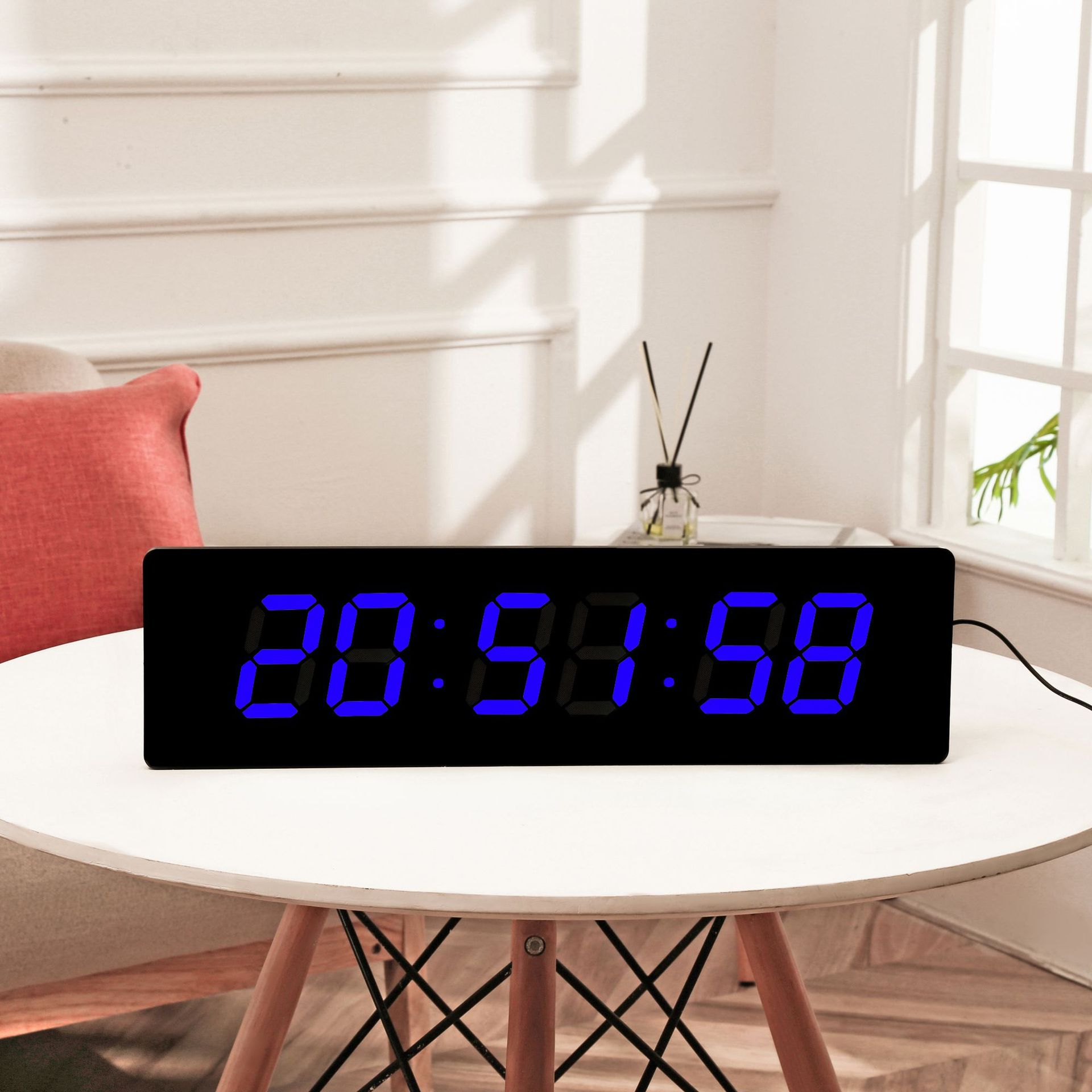 Control remoto transfronterizo cuenta regresiva reloj electrónico LED reloj de mesa digital reloj de pared simple reloj de pared digital fábrica fuente