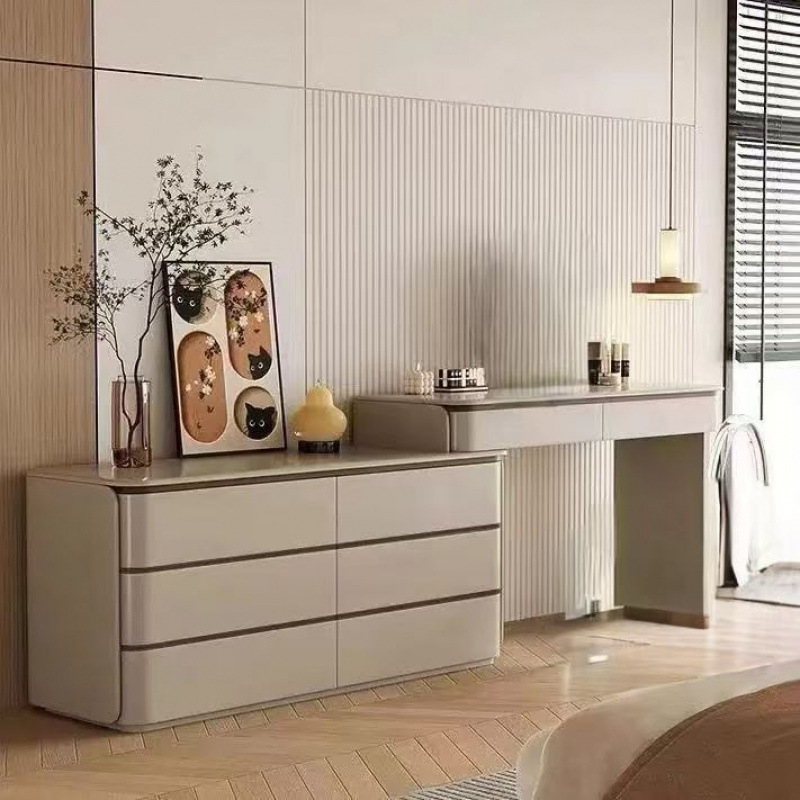 ZZX 풀카키 1.2 화장대 + 1.2 수납장 + 구름거울