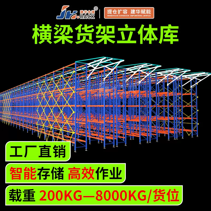 仓库货架工业仓储货架加厚承重重型高位钢制架库房货架 智能货架