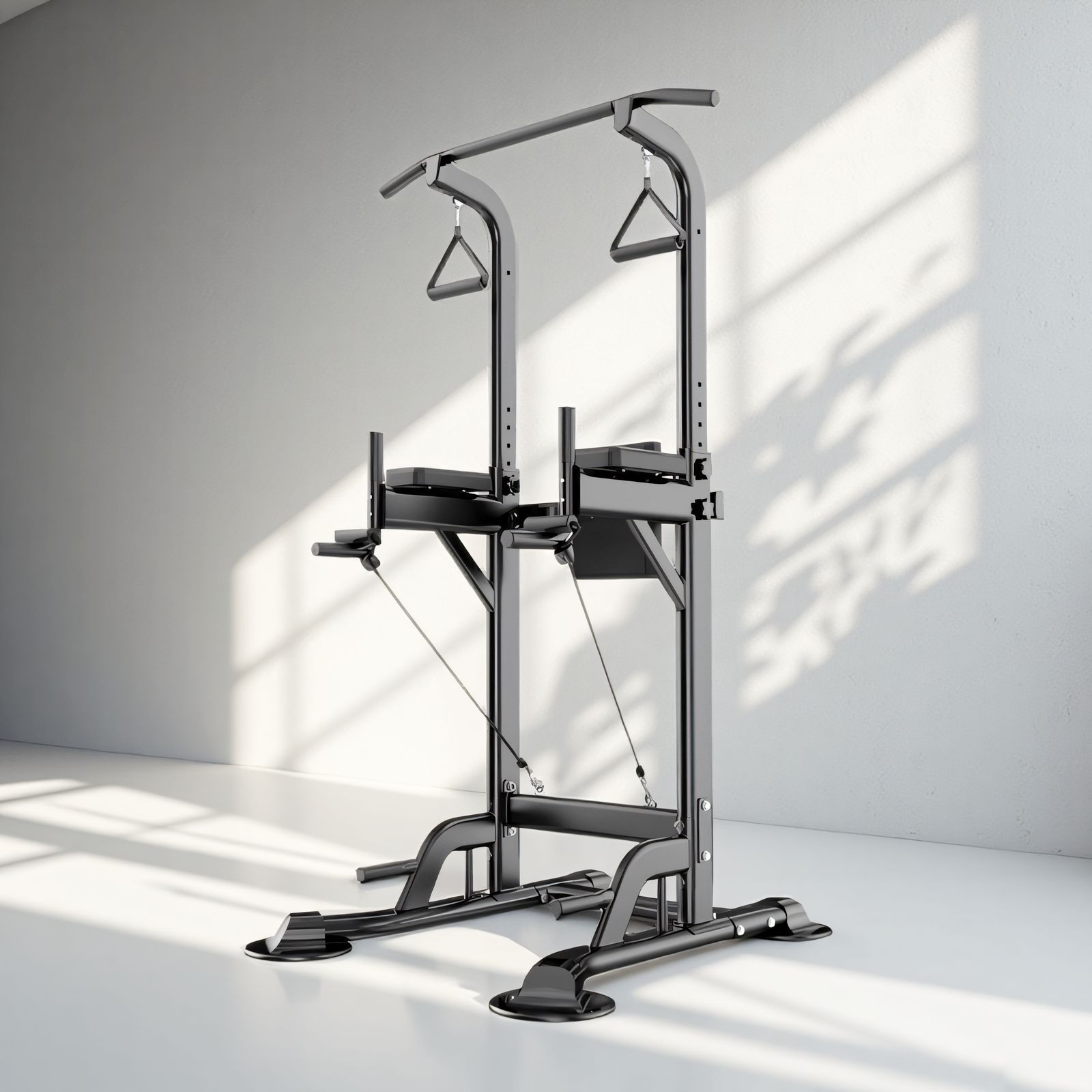 Horizontal Bar Home Indoor Pull-Up Device Floor-Standing Single Parallel Bar Punch-Free Single Bar Home Exercise Fitness Equipment