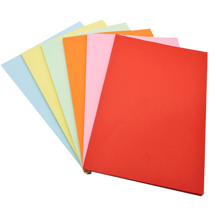Заводской запас утолщенной цветной бумаги формата А4 (80 г/м²) для компьютерной печати и копирования, бумаги для рукоделия, бумаги для оригами, специальной бумаги, бумаги для писем.