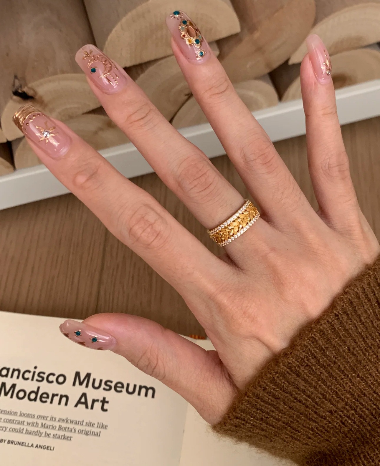 Anillo galaxy ajustable de espiga para mujer estilo vintage_voghion.com