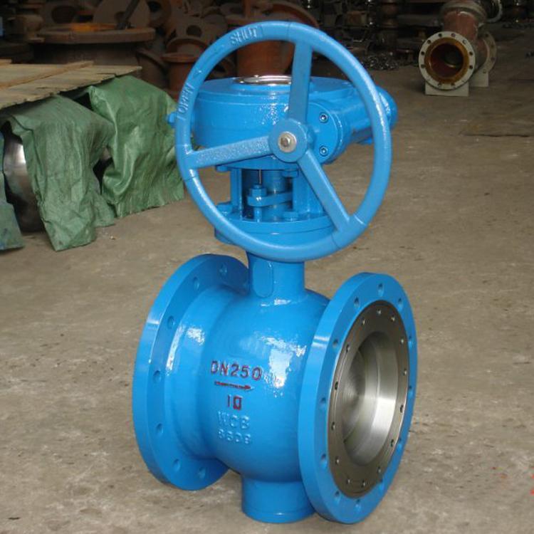 PQ340H-25C涡轮侧装式偏心半球阀 电厂煤矿钢铁厂耐磨卸灰阀DN100