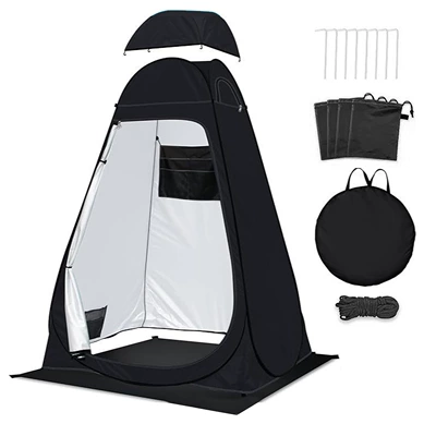 Avtomobil dam çadırları | outdoor and home use, thickened - upgraded-black-version-single-person-1212-19m