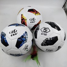 定制訂做熱粘合機貼足球顆粒刻字印logo國際比賽中學用回彈好足球