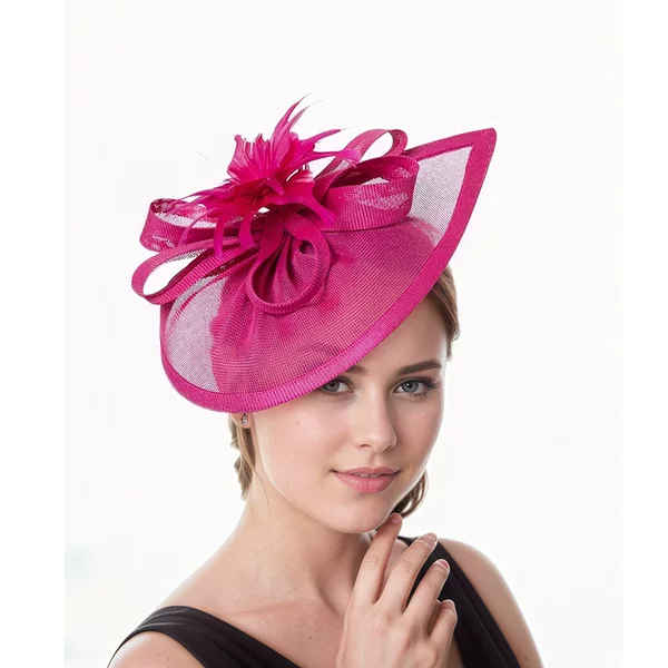 European and American Feather Head Flower Kentucky Derby Tea Party Fascinator Headband Hairpin Amazon Best Selling Hat