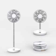 外国貿易越境人気扇風機家庭用寮充電式ファンタイミングシェイキングヘッド折りたたみ伸縮収納ファン