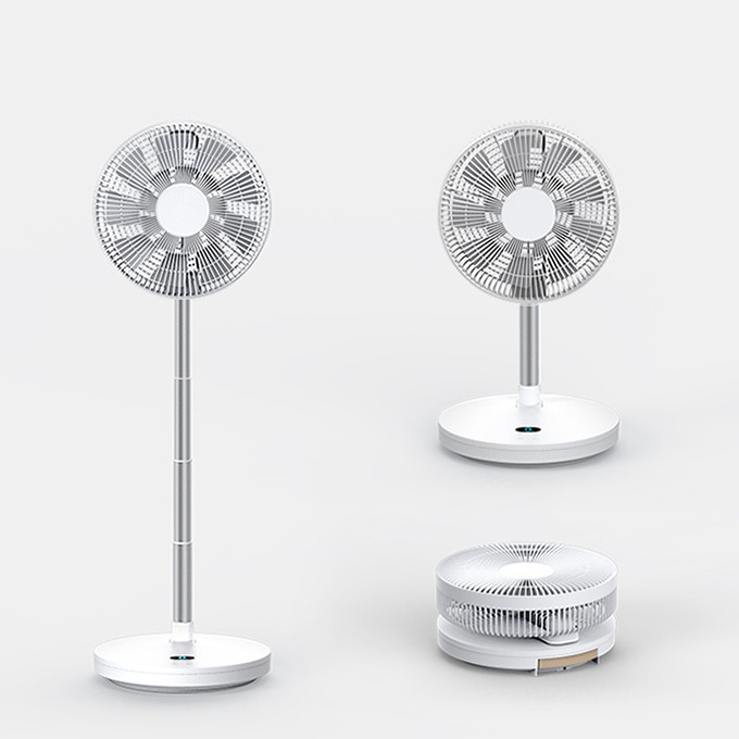 外国貿易越境人気扇風機家庭用寮充電式ファンタイミングシェイキングヘッド折りたたみ伸縮収納ファン|undefined