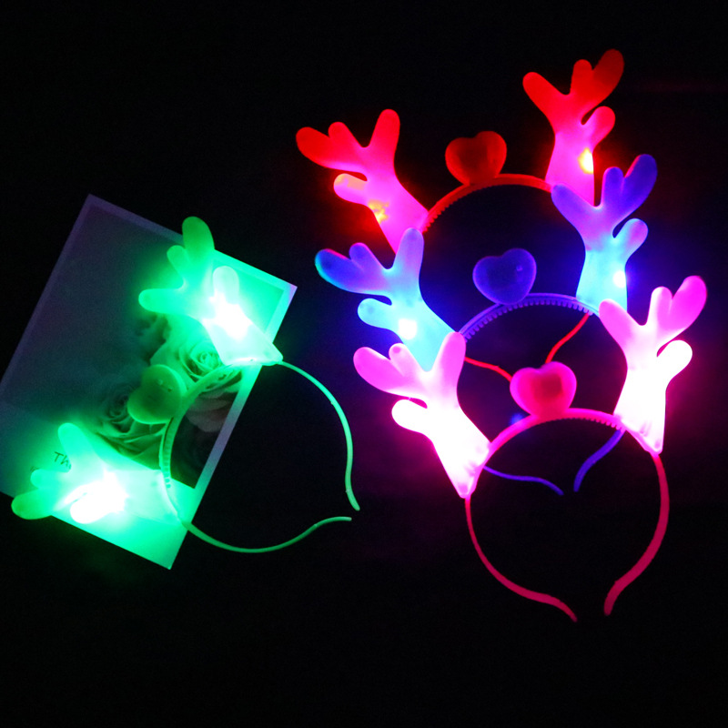 Regalos de Navidad brillante collar Santa Claus pulsera juguetes para niños regalos de vacaciones para estudiantes niños