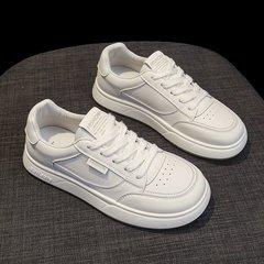真皮小白鞋女百搭2025春季新款厚底休闲鞋女款运动鞋板鞋软底单鞋