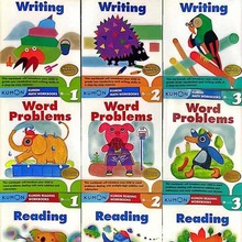 kumon writing/reading/word公文书写作阅读公文式英语提升练习册
