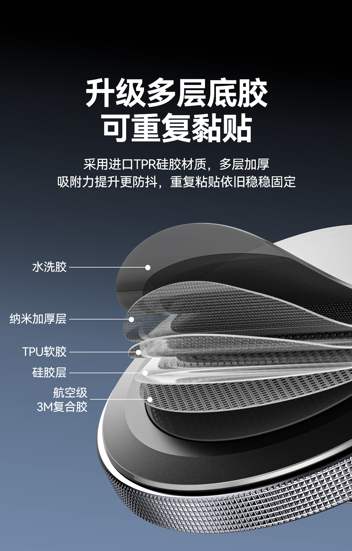New center console car phone holder, easy to access and use, anti-slip and anti-shake, car navigation mount, available for cross-border supply