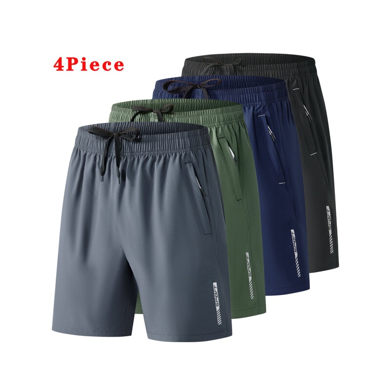 Cross-Border Us Size New Men's Sports Shorts Quick-Dry Breathable Five-Point Shorts in Multiple Colors for Running and Fitness from the Source Manufacturer Cross-Border Us Size New Men's Sports Shorts Quick-Dry Breathable Five-Point Shorts in Multiple Colors for Running and Fitness from the Source Manufacturer