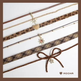 项链;项圈;眼镜链