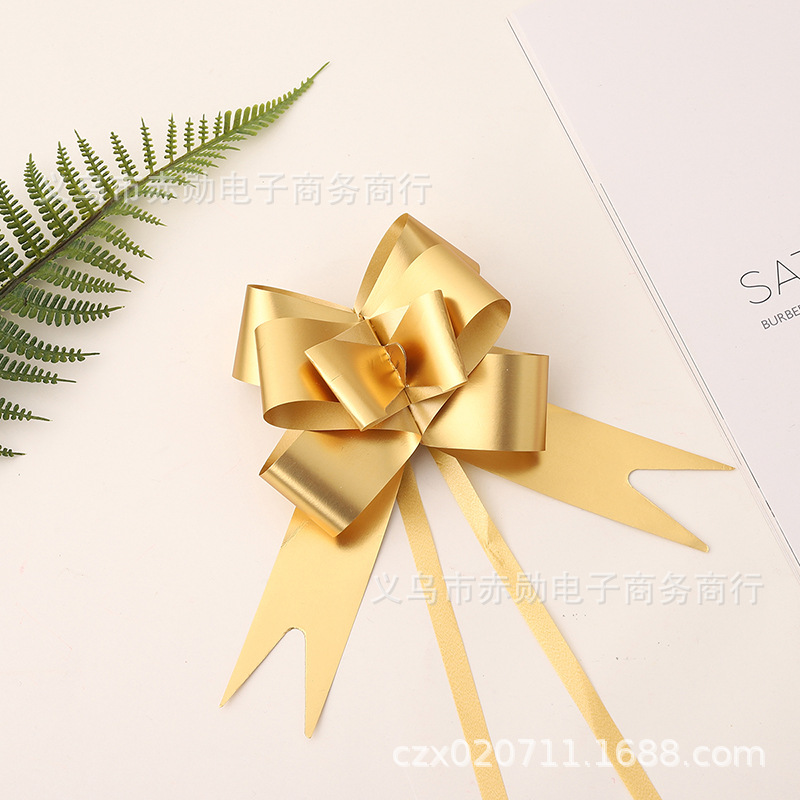 Laminación láser dibujado a mano flor Navidad embalaje de regalo fiesta boda celebración decoración mate ajuste tirar flor