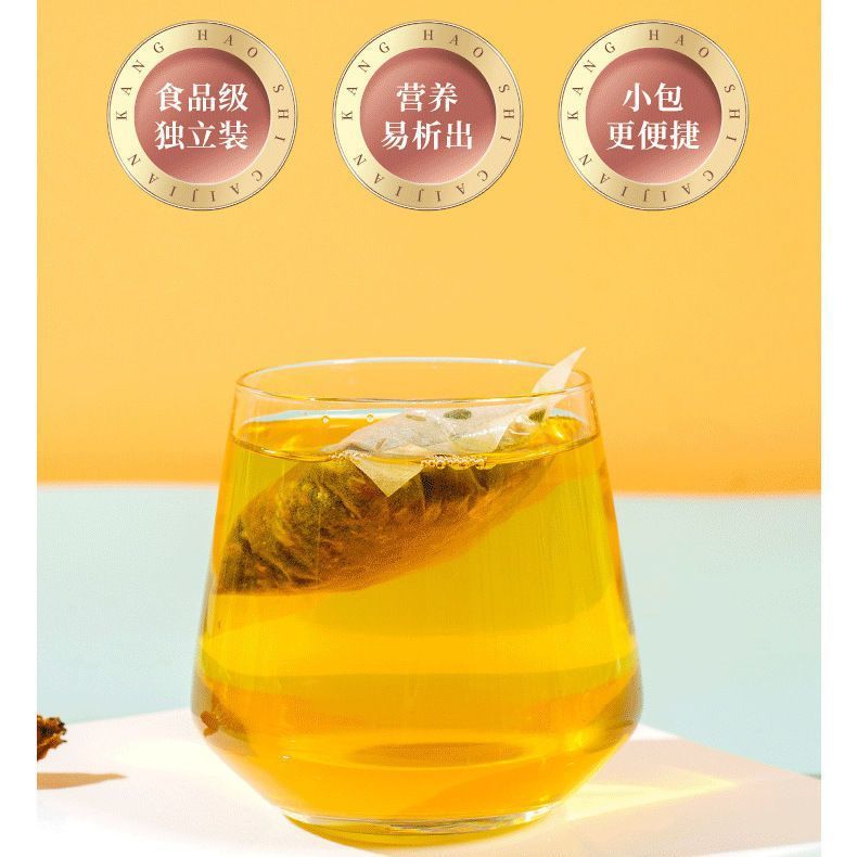Hanfang Taixi Herbal Tea Bag Blend with Coix Seed 5g x 30 Bags Sugar Free Wellness Tea in use