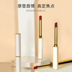 摩登唇情啞光管口紅 復古管絲絨保濕滋潤素顏小眾唇釉3920
