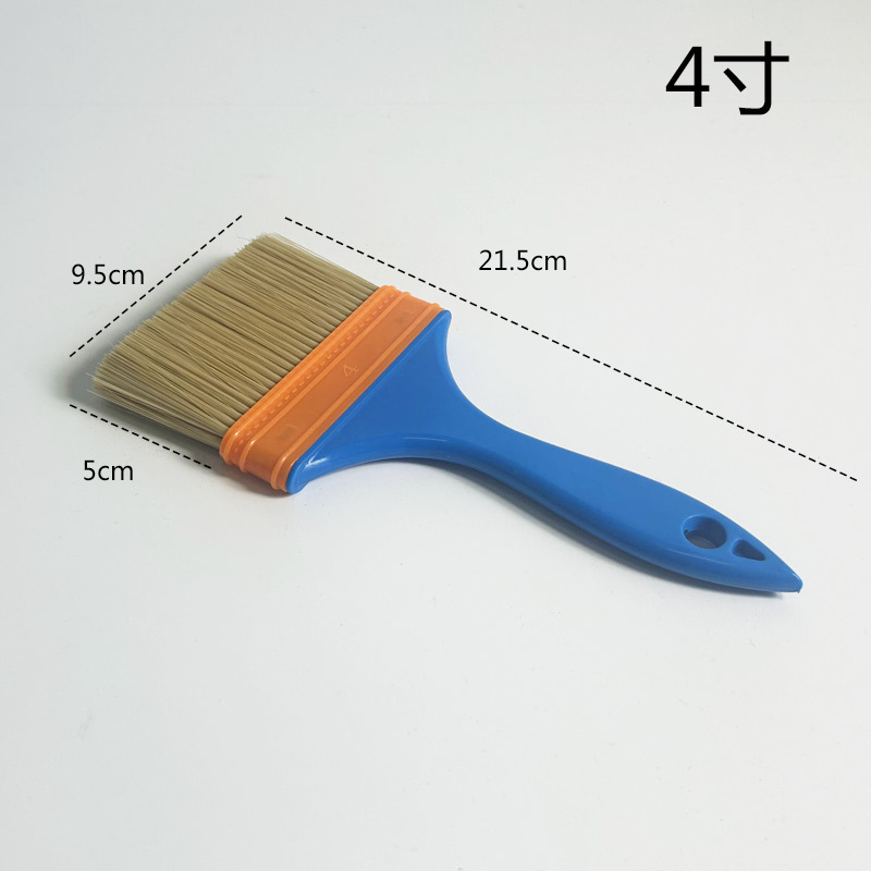 Cepillo de pintura cepillo de pelo duro cepillo de pelo de cerdo de barbacoa cepillo de pelo suave limpio cepillo de pegamento industrial cepillo de pelo de polvo 1 - 8 pulgadas grueso image 45