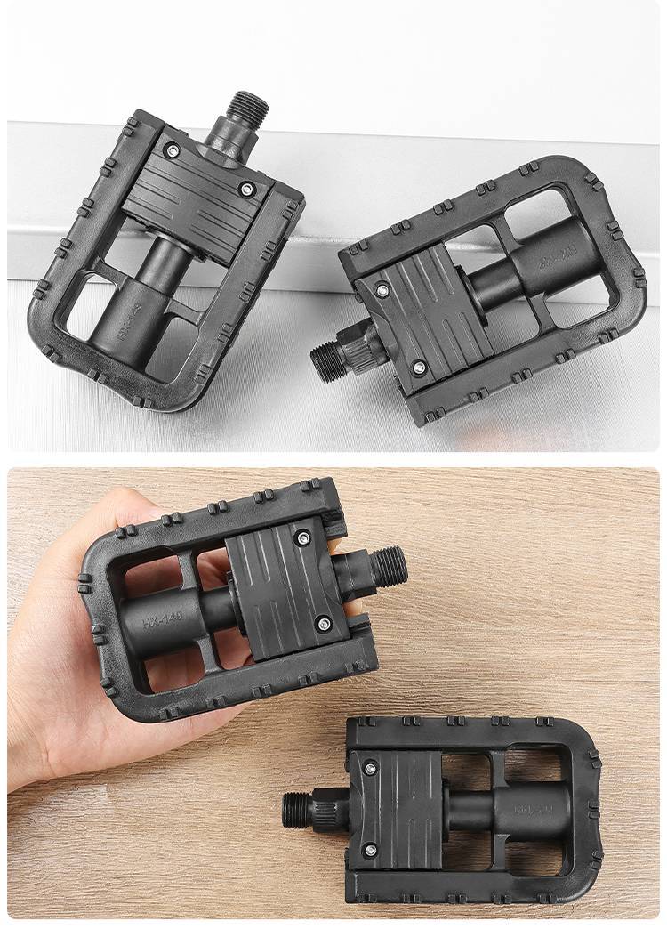 Foldable bicycle pedals, national standard electric bicycle footrests, footboards for electric scooters, and universal foot pedals for mountain bikes