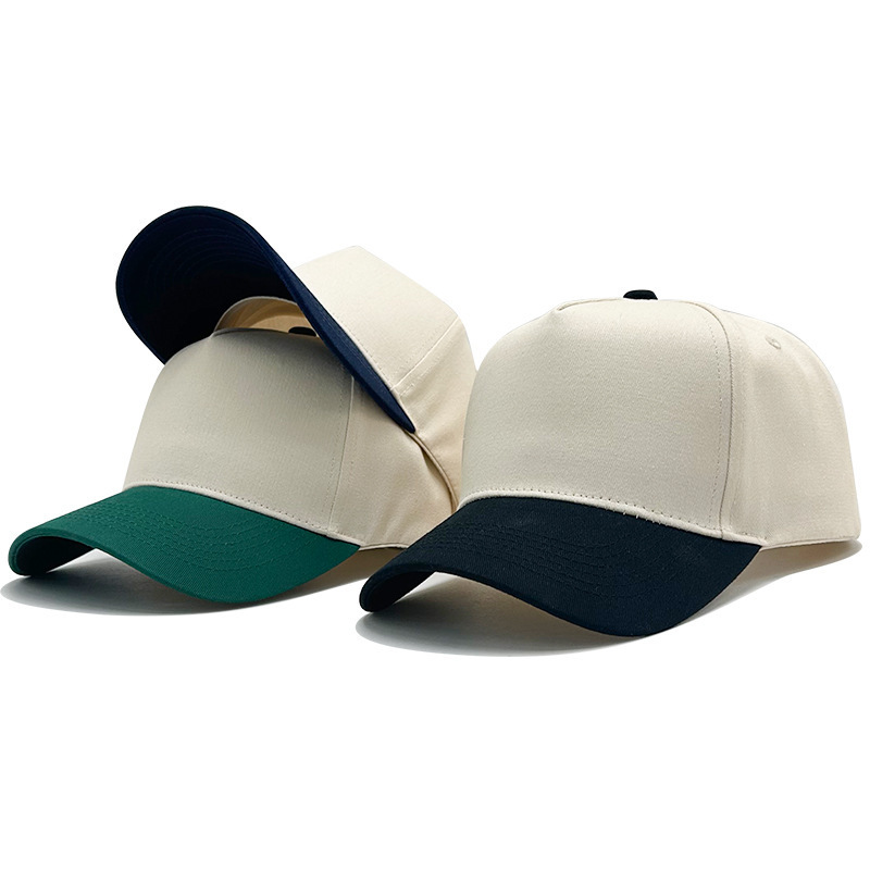Sombreras de béisbol de algodón transfronterizo bordadas en blanco sombrero de camión de placa de luz sombrero de impresión casual para hombres y mujeres