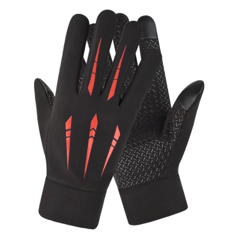 Sports Cycling Outdoor Gloves Men's Fishing Non-Slip Touch Screen Courier New Windproof Plus Velvet Thickened Gloves Wholesale