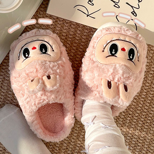 ��1��������labubu���Q�ﶬ��Ь�羳�Ӻ�����ЬŮ��ů���^ë�q��