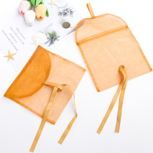 Encrypted matte yarn organza cloud gauze bag gift jewelry packaging flip snap storage bag