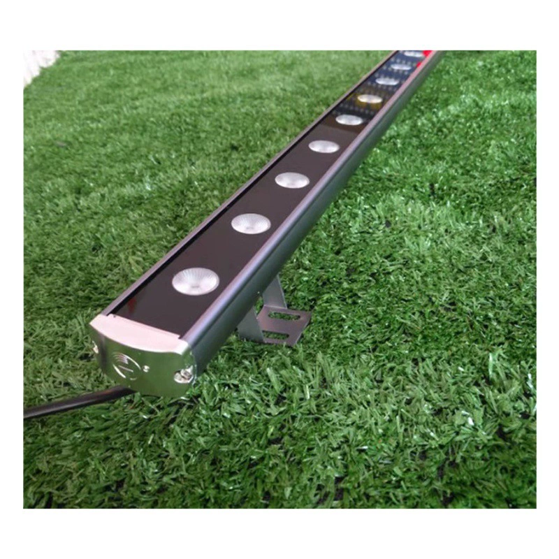 Светодиодная наружная Водонепроницаемая Затемняющая настенная шайба лампа проекционная лампа мостовая лампа 124W36W красочная линия DMX512 настенная шайба