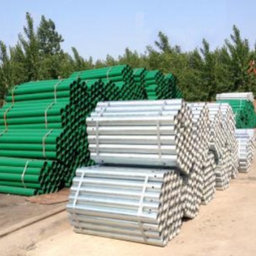 高速波形护栏板法兰立柱