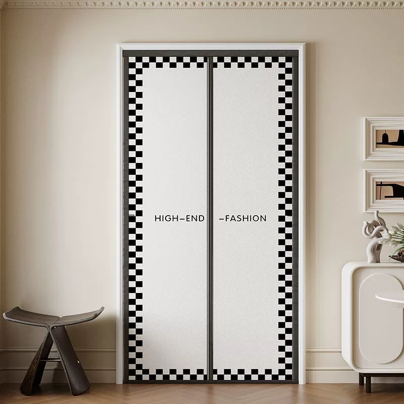 Дверная занавеска против комаров, магнитная полоса, прочная липучка, бытовая перегородка, занавеска, экран, окно, самоклеящаяся сетка, дверная занавеска, новый стиль 2025