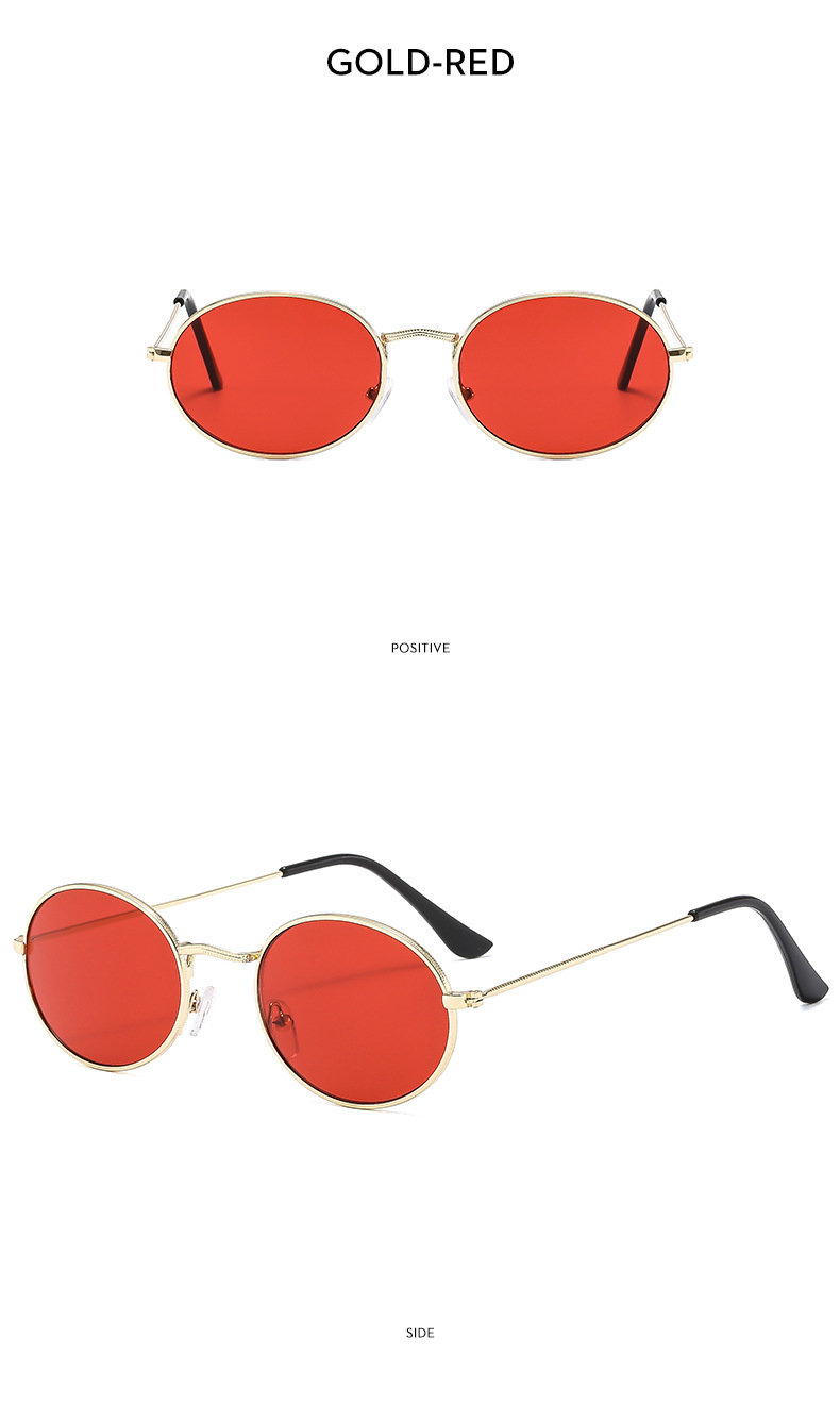 13g Weight Full Frame Glasses Structure Sunglasses Classification PC, UV400 Protection Lens Material Oval Frame Glasses Style Outdoor, Travel Occasion Solid Color Pattern Unisex Gender Streetwear Style Streetwear Solid Color PC UV400 Protection Oval Frame Full Frame Men's Sunglasses 15