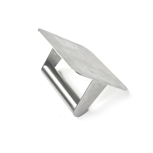 Manufacturer manual stainless steel hamburger meat press hand-pressed square cake press meat pressing plate kitchen tool