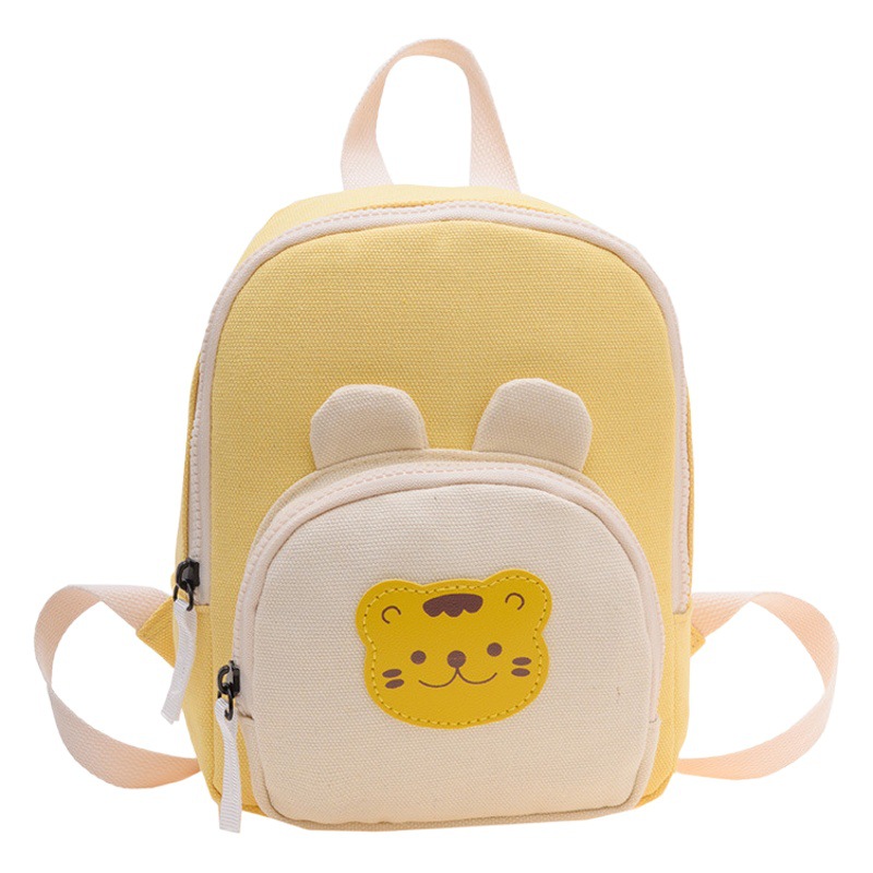 Estilo coreano niños pequeña mochila dibujos animados conejito chica color matching mochila escuela temporada kindergarten niños y niñas mochila