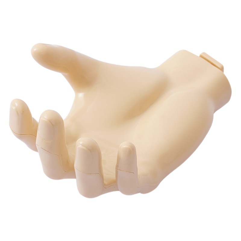 Nueva pared en forma de mano fuerte sin perforar sin costuras gancho de la pared del hogar clave de almacenamiento gancho rack de almacenamiento de baño