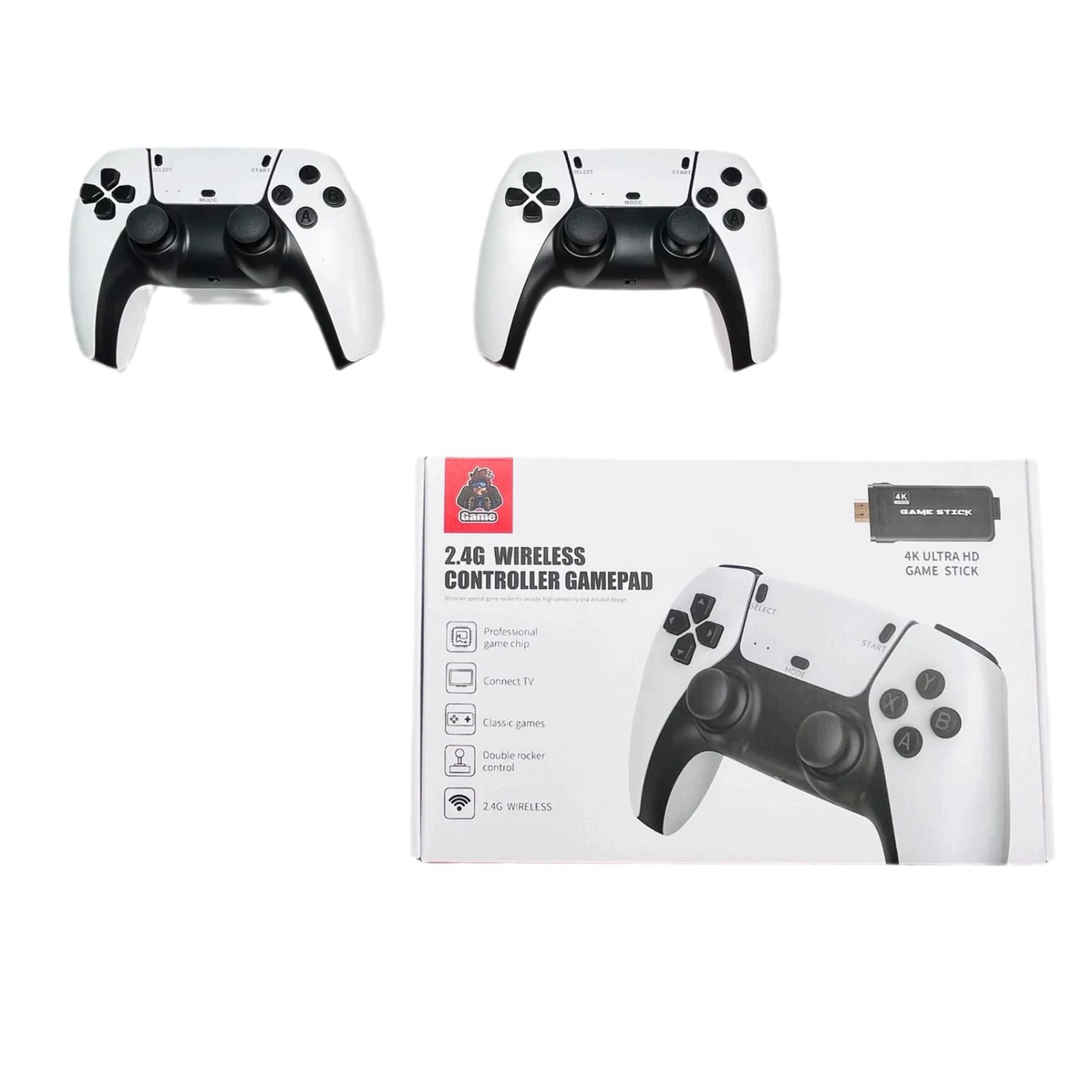 Игровая приставка M8Pro, HD видео, HDMI, ретро-игры, двойной геймпад, PS1-стиль
