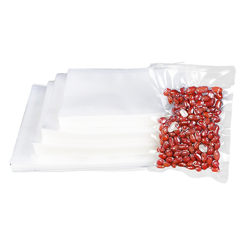 Bolsa de vacío de nailon spot al por mayor bolsa de vacío brillante de alimentos bolsa de almacenamiento fresco de succión bolsa de embalaje de plástico impresión