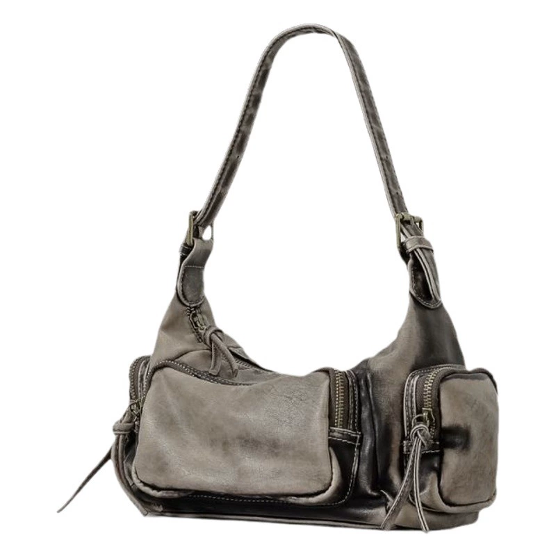 Нишевой дизайн американский ретро-мотоавтомобиль сумка Malard большой емкости на плечо многокарманная подмышечная сумка женская сумка