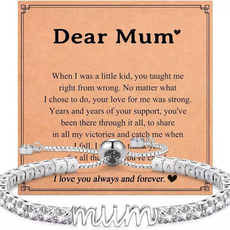Cross-Border Wholesale Amazon European and American 4.0mm Full Diamond Bracelet Tennis Mum Single Row Tennis Bracelet Jewelry