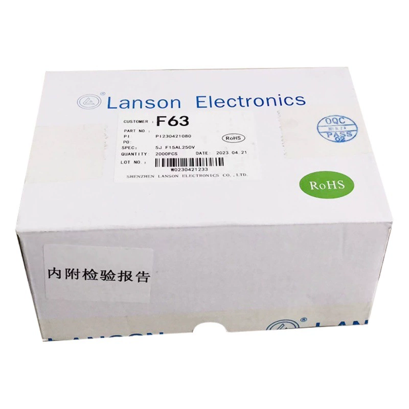 Предохранитель 5*20 15A 250V сертифицирован по безопасности