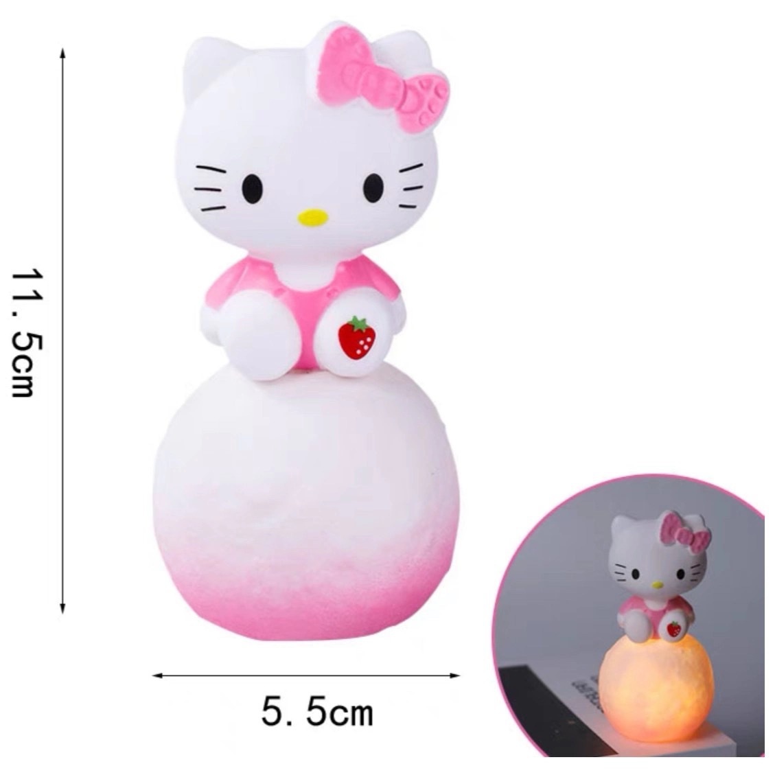 Sanrio dibujos animados linda luz nocturna Yugui perro regalo de cumpleaños al por mayor mercado nocturno estilo caliente puesto juguetes luminosos