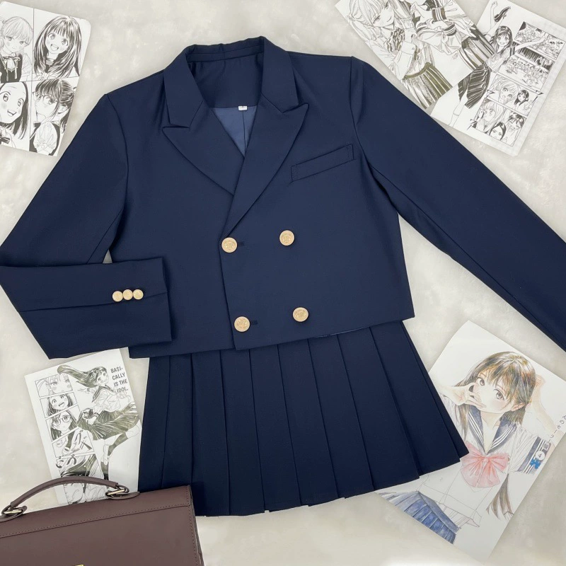 Оригинальная форма JK в британском стиле весенне-осенний студенческий костюм