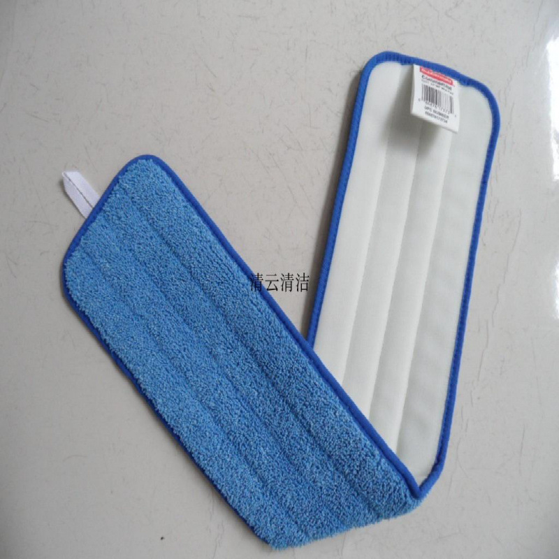 FGQ41000 18 inch microfiber wet mop aluminum alloy flat mop hook-and-hook aluminum plate floor wipe