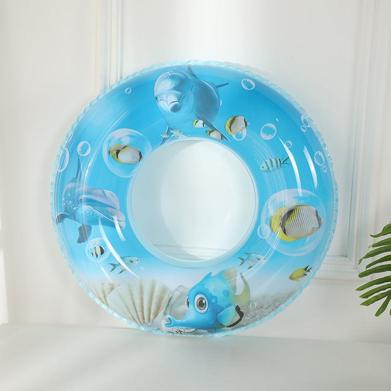Anillo de natación de cielo estrellado Anillo salvavidas engrosado para adultos para hombres y mujeres Anillo inflable para las axilas de verano para niños Equipo para adultos con manijas grandes